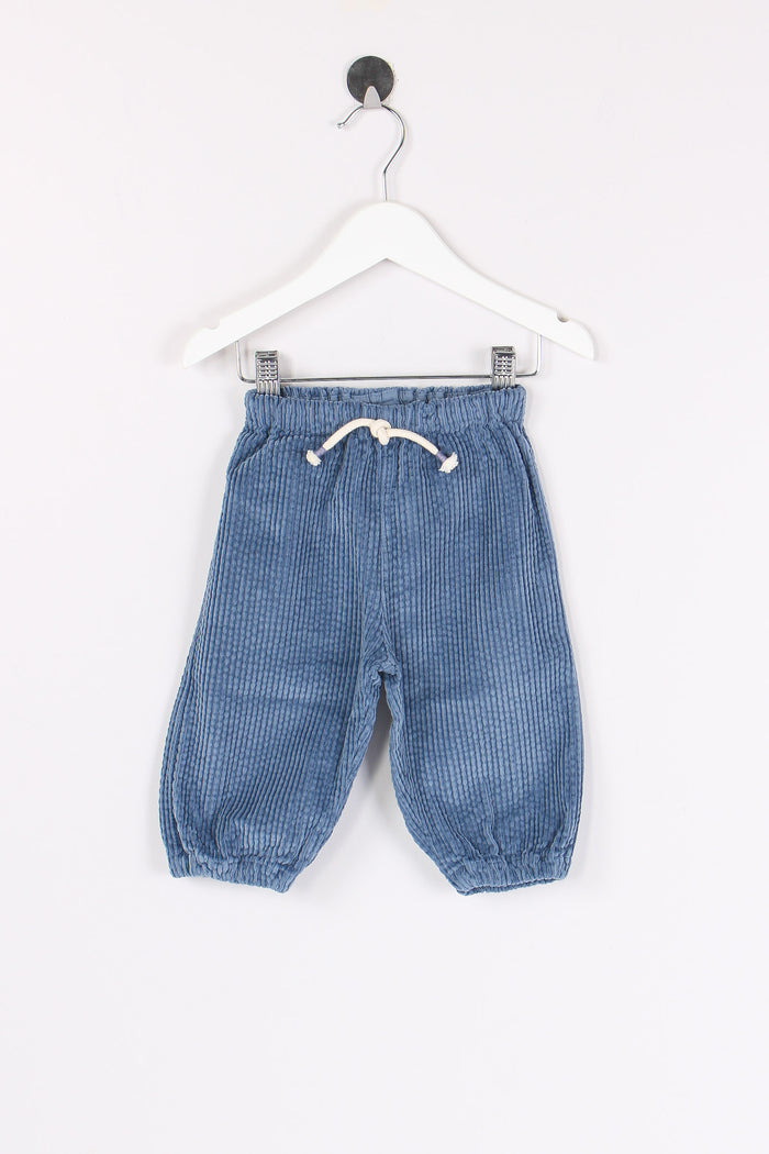 Pantalone Velluto Coulisse Artic Blue