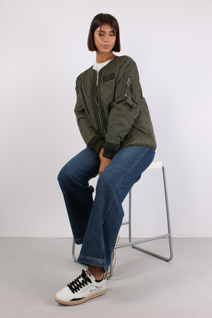 Liner Filed Jacket Nylon Dark Olive-2