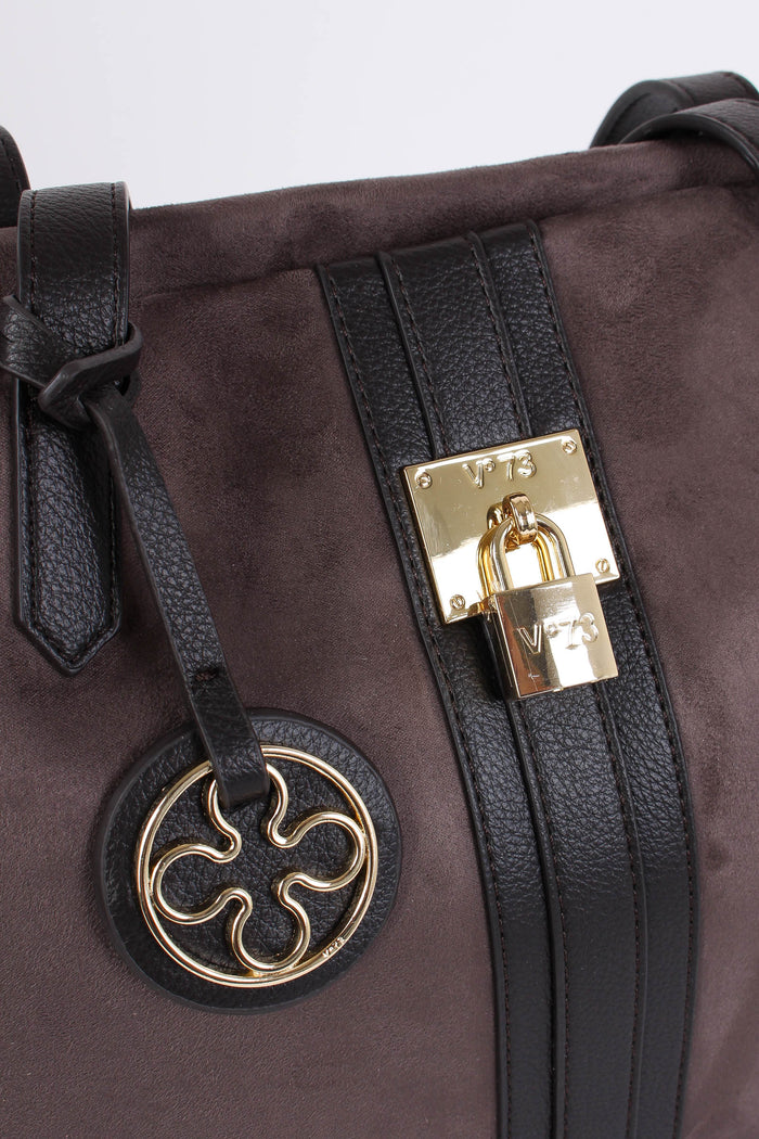 Georgia Shopping Eco Camoscio Antracite-5