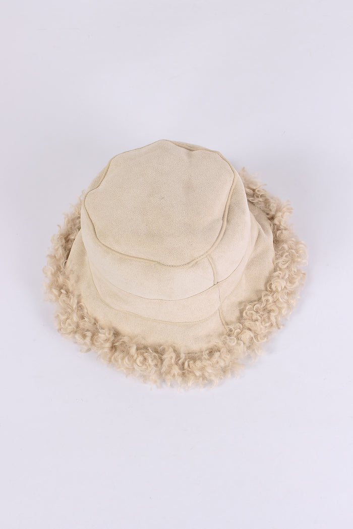 Cappello Pescatore Ecopelliccia Burro-4