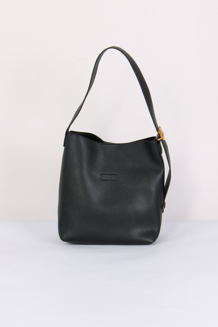 Shopping Verticale Logo Borchie Black-3