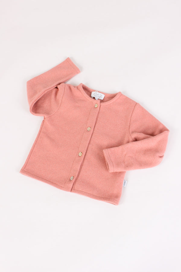 Cardigan Basico Rosa-2