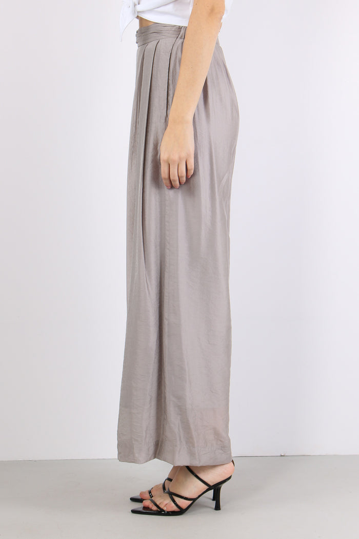 Pantalone Arriccio Vita Pences Fango-3