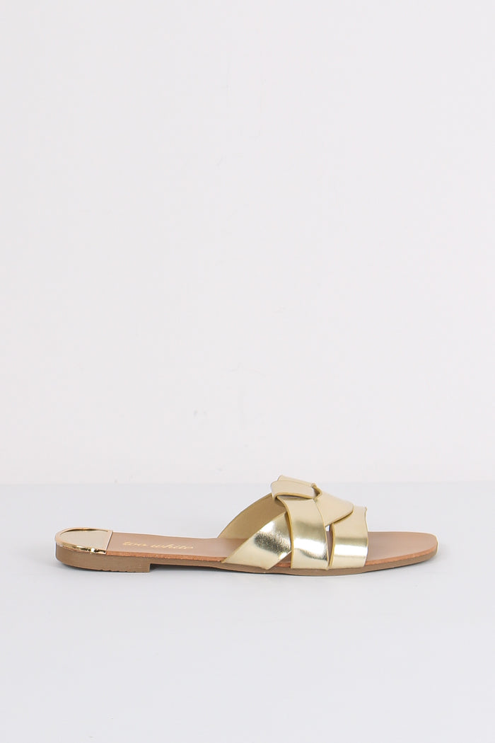 Ciabatta Intreccio Gold