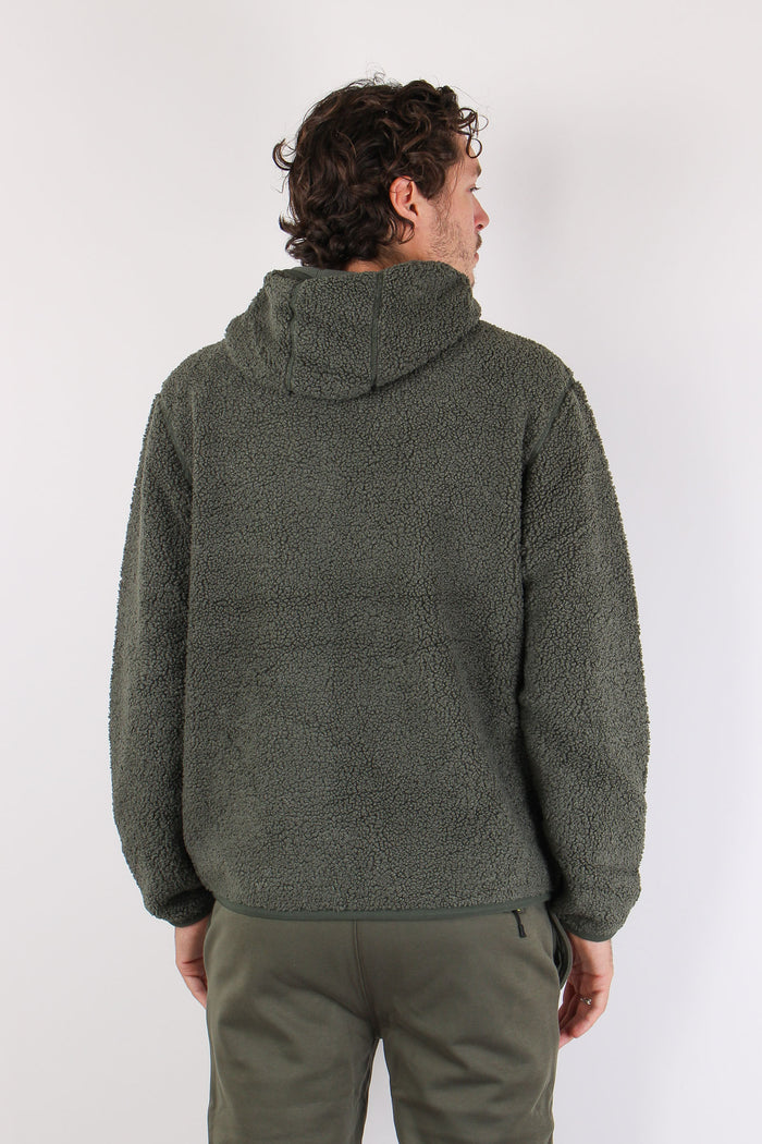 Felpa Teddy Reversibile Green/blacksih-5