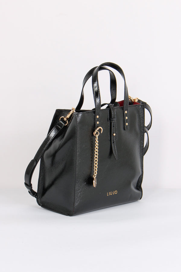 Shopping Mini Rigida Nero-2