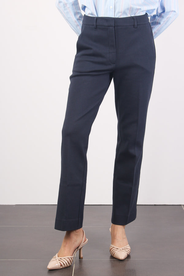 Basco Pantalone Cotone Blu-2
