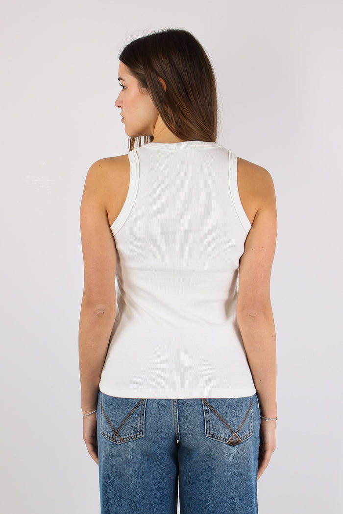 Canotta Costina Applicazioni Panna-6