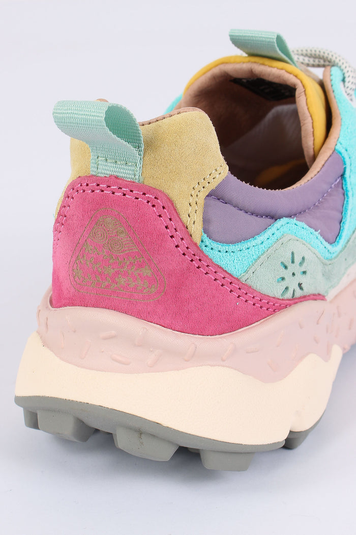 Sneakers Yamano Suede Nylon Pink-7