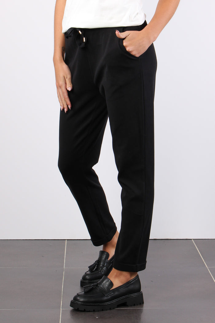 Pantalone Jogging Punto Milano Nero-5