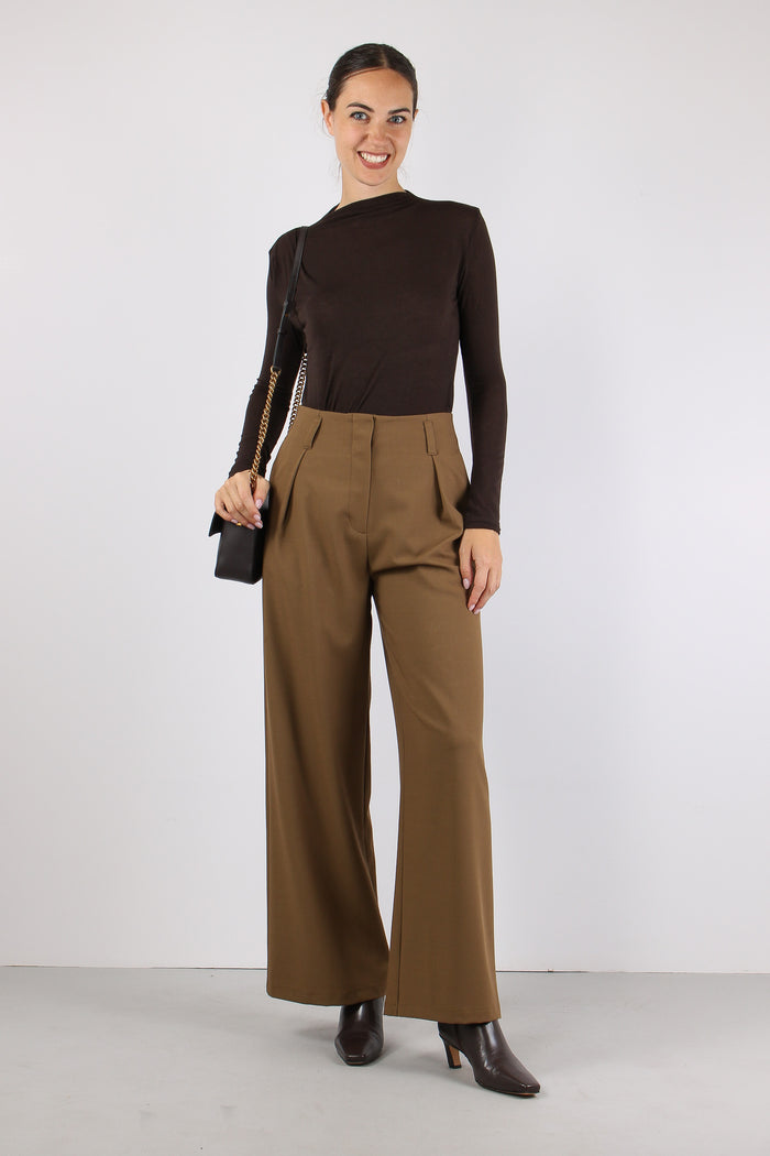 Pantalone Tessuto Diagonale Kaky