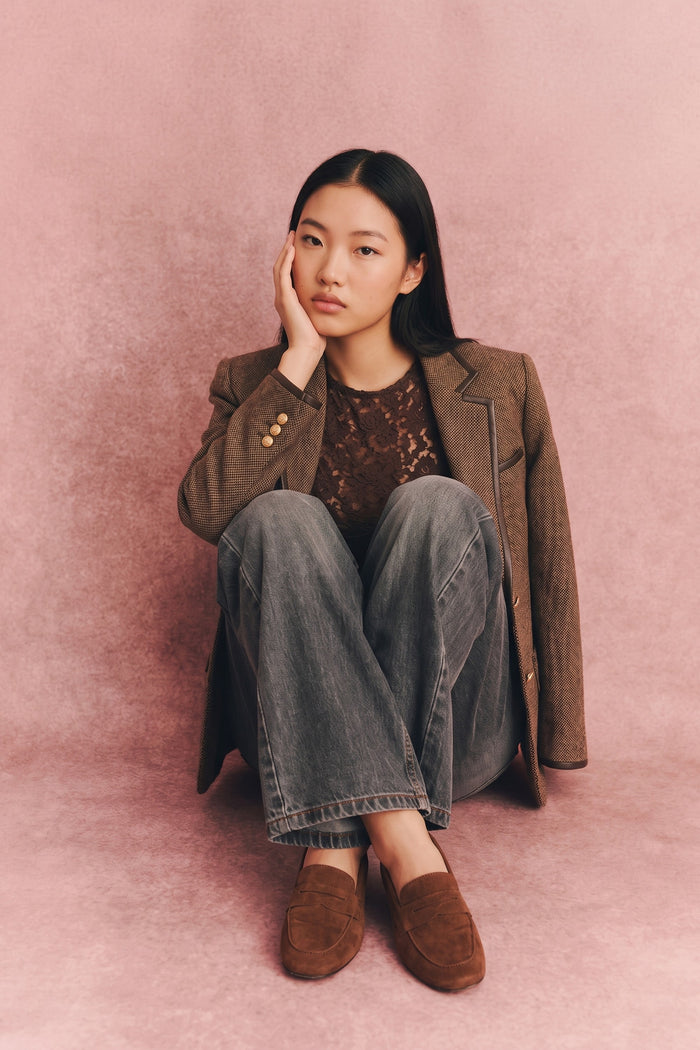 Denim Palazzo Grey