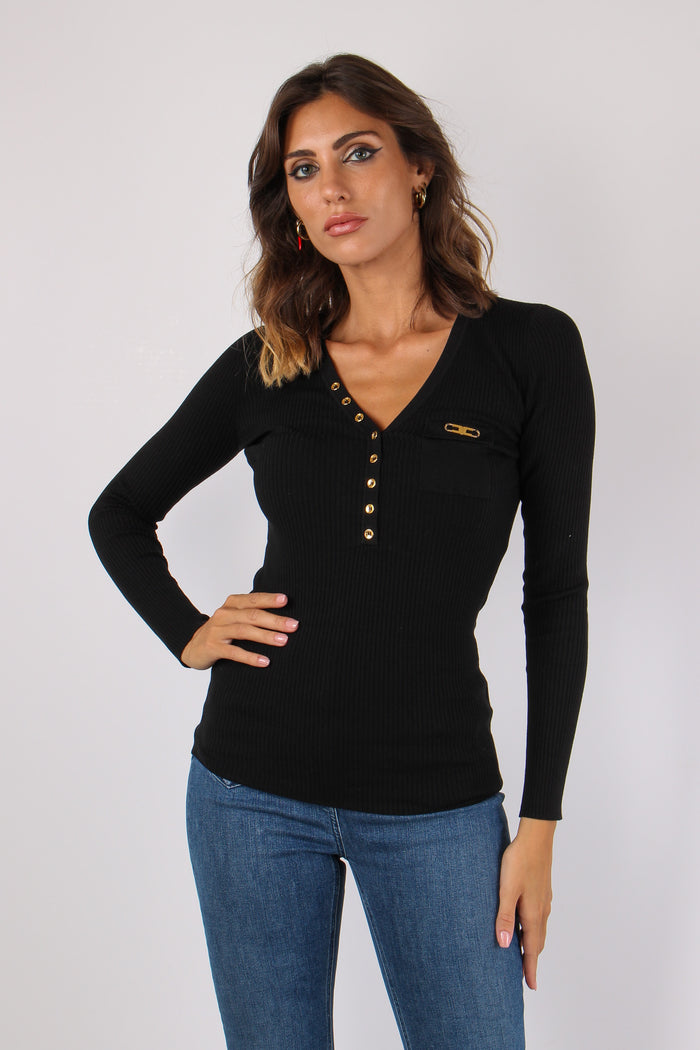 Maglia Serafino Costina Nero-3