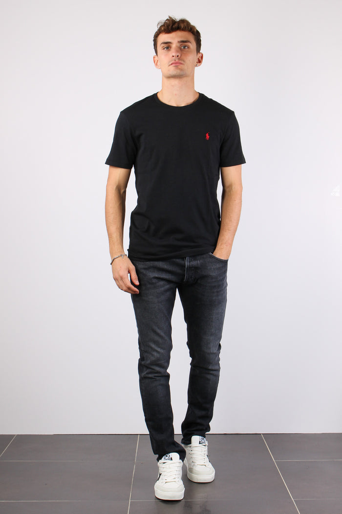 T-shirt Jersey Logo Rl Black-2