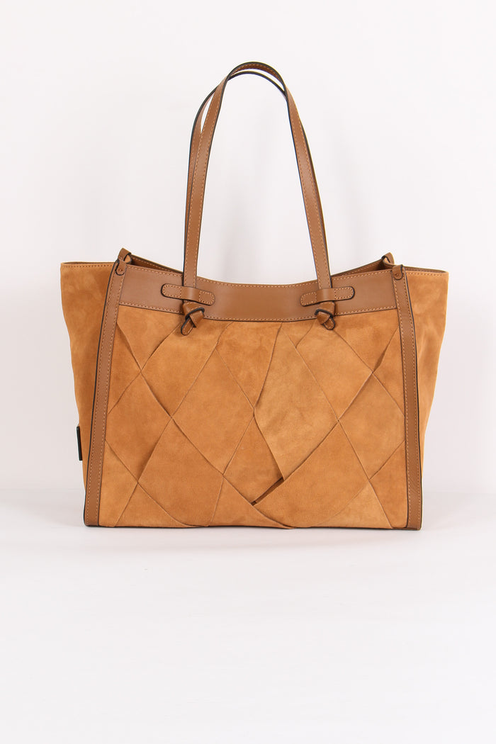 Shopping Pelle Intrecciata Caramello-3