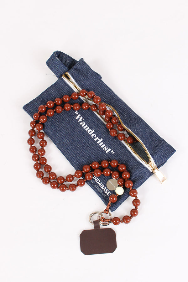 Portacellulare Perle Caramello-2