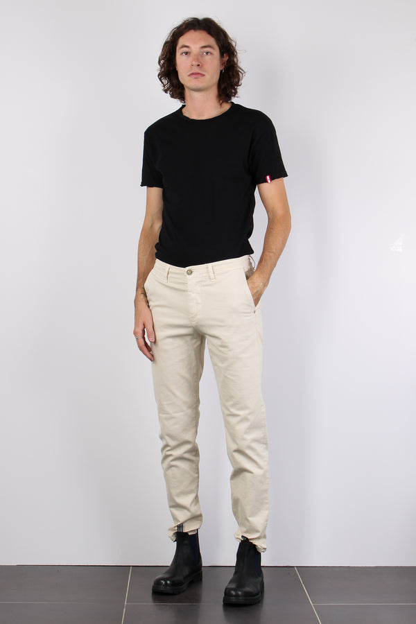 Pantalone Chino Basico Old Panna