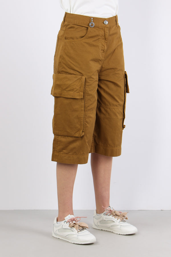 Albareto Bermuda Gabardina Bronzo-2