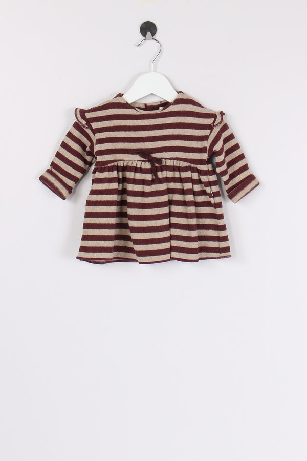 Abito Riga Melanzana/beige