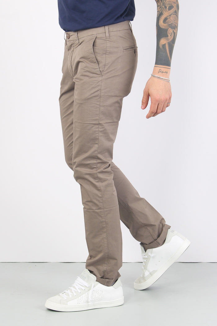 Pantalone Chino Leggero Tan-5