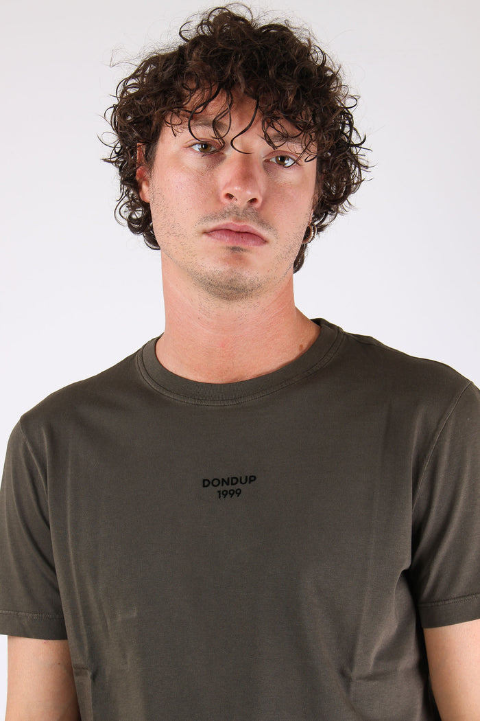 T-shirt Scritta Centrale Dark Chocolate-7