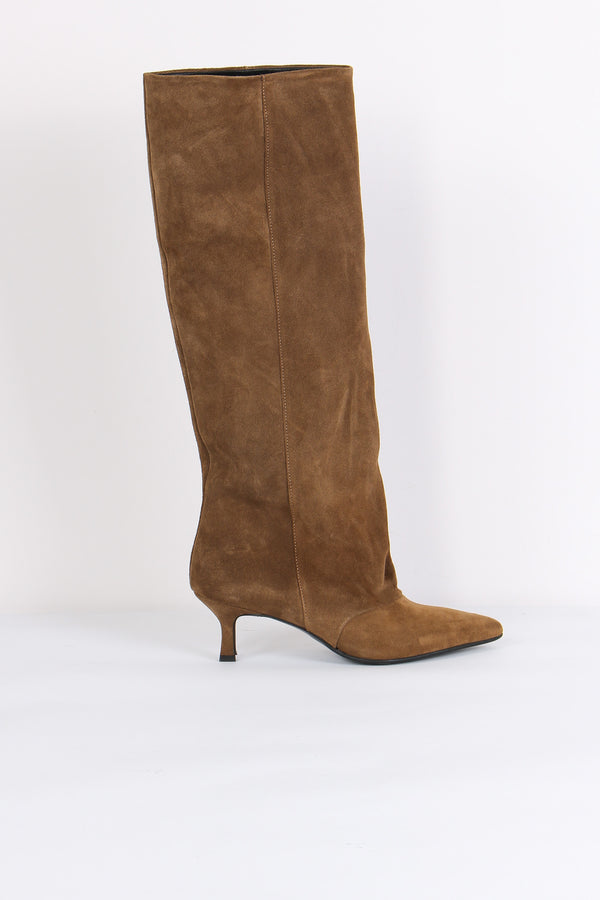 Stivale Camoscio Tacchetto Steppa