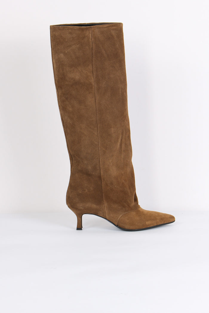 Stivale Camoscio Tacchetto Steppa