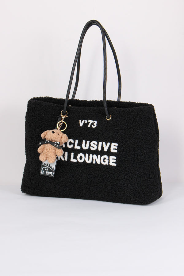 Ski Lounge Shopping Teddy Nero/bianco-2