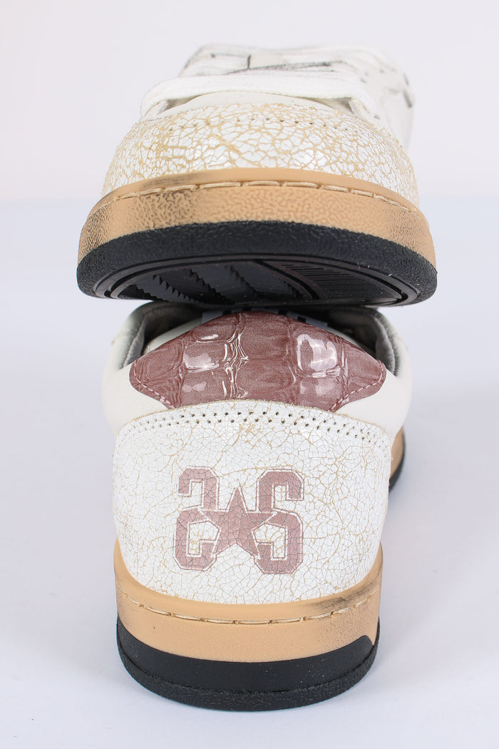 Sneakers Week Crosta Bianco/rosa-4