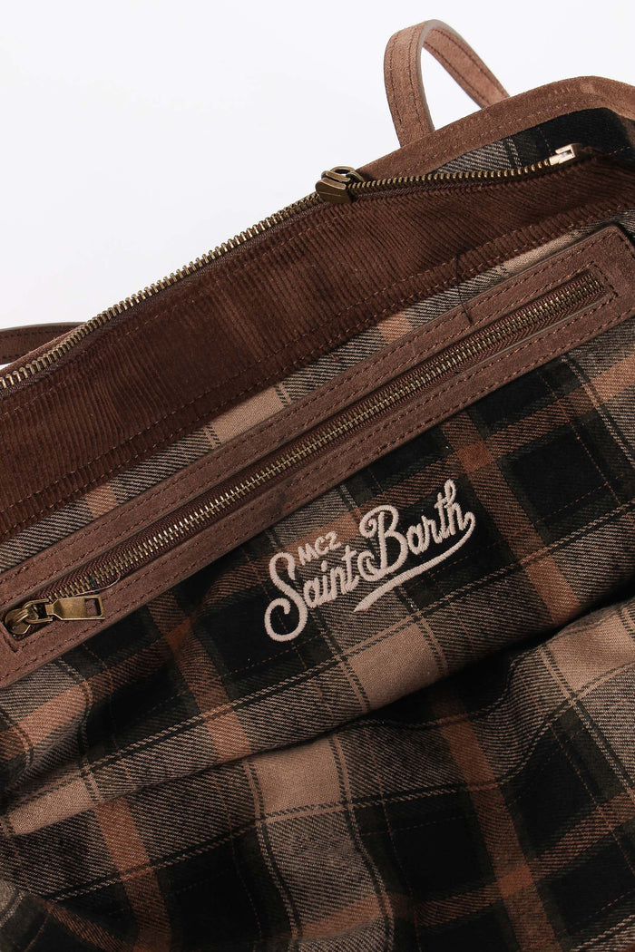 Borsa City Ricamo Logo Military Green-5