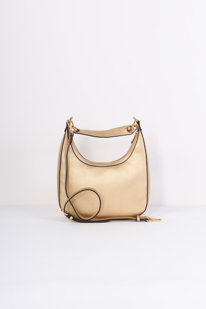 Borsa Hobo Tracolla Logo Gold-3