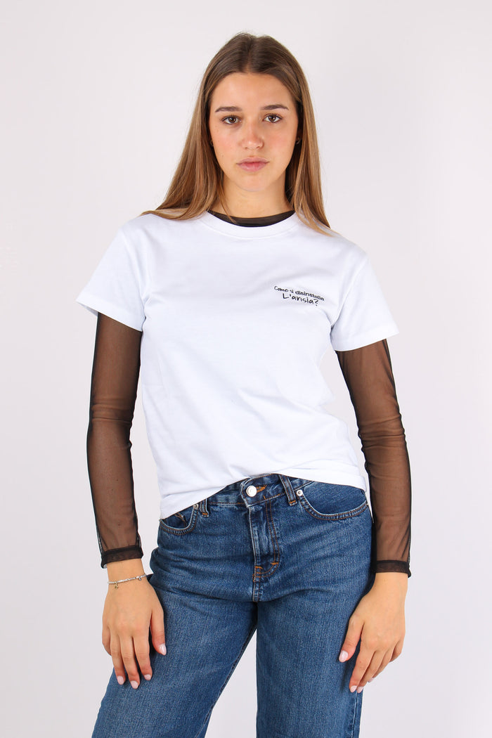 T-shirt M/l  Tulle Nero-4