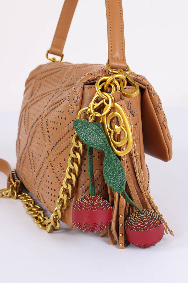 Tracolla  Traforata Charms Cotto-2