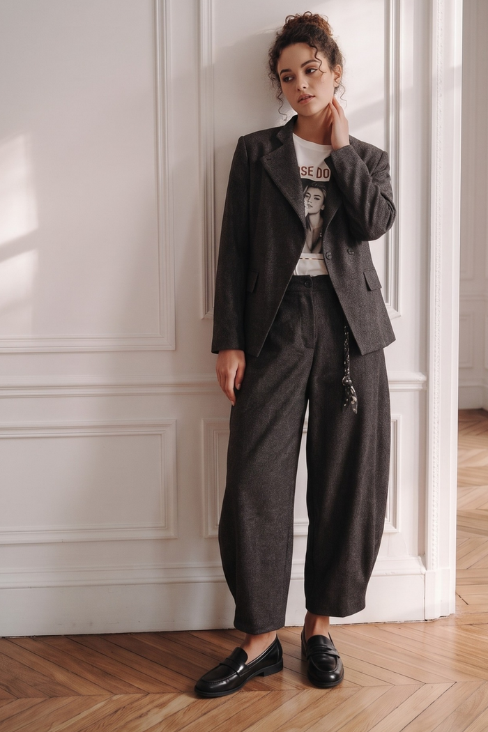 Pantalone Carrot Sale Pepe Moro/nero