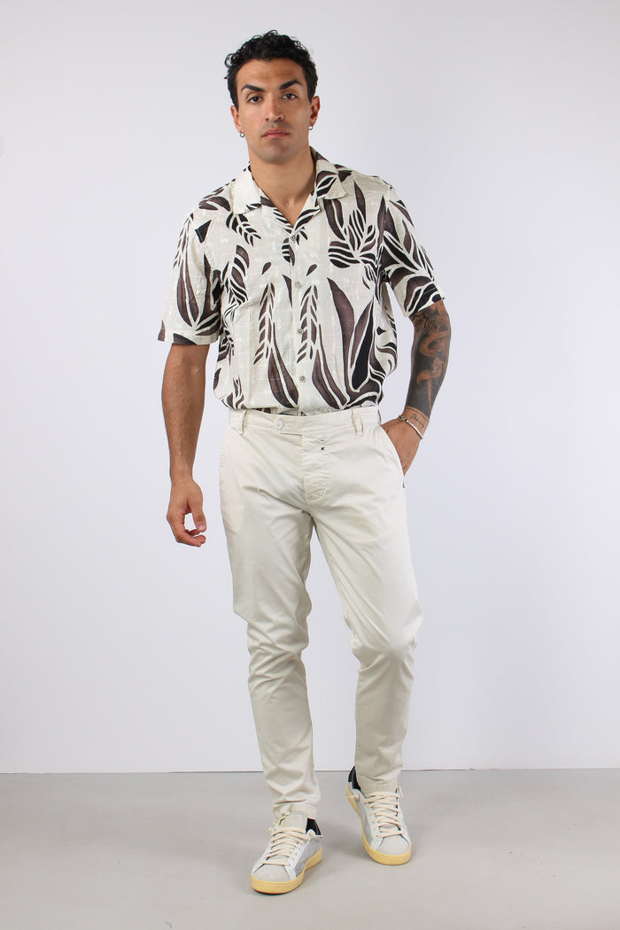 Tonno Pantalone Classico Latte-3