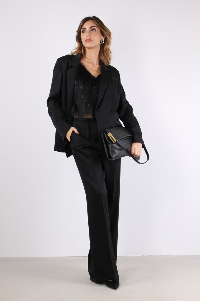 Giacca Doppiopetto Shiny Black-2