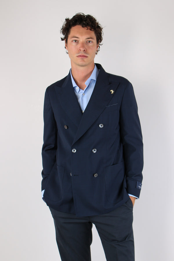 Giacca Galles Doppiopetto Tasc Blue Navy-2