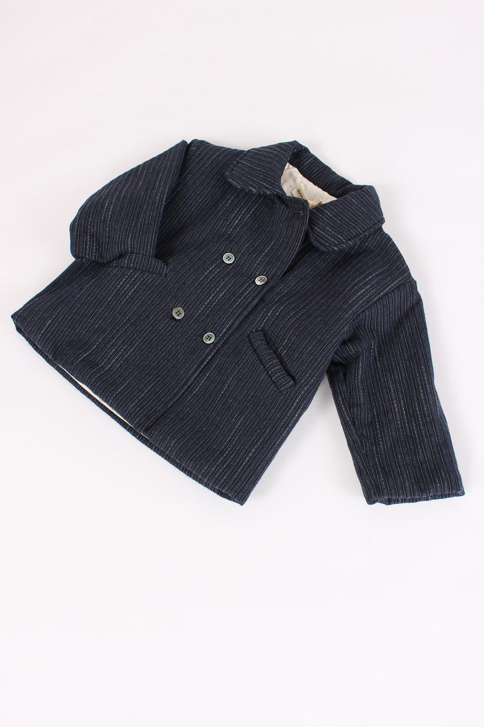 Cappotto Gessato Blue Stripes-3