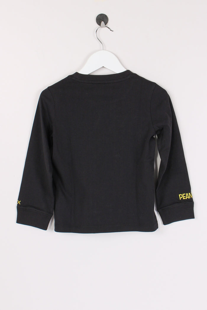 T-shirt Peanuts Stampa Nero-3