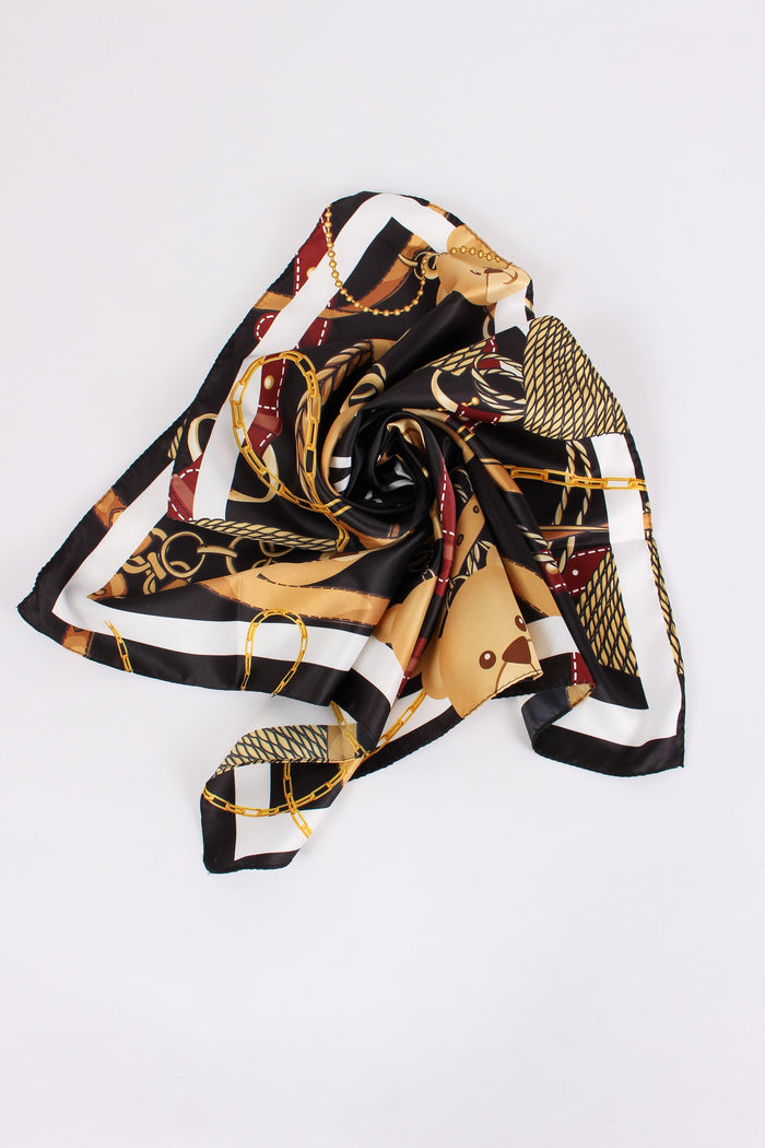 Foulard Fantasia Chain Black-4