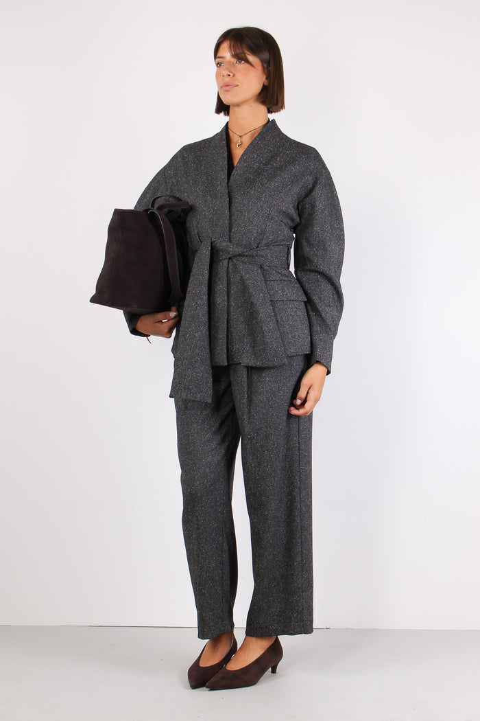 Pantalone Sale Pepe Vita Sfrangiata Nero-3