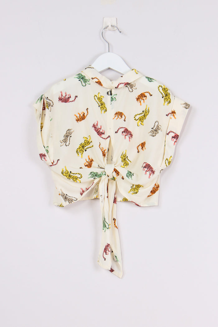 Camicia Fantasia Tigre Multicolor-2