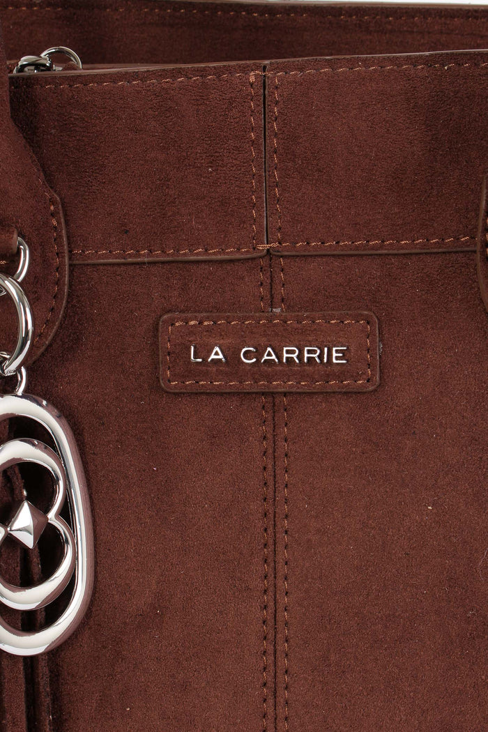 Shopping Camoscio Maxi Borchie Brown-7