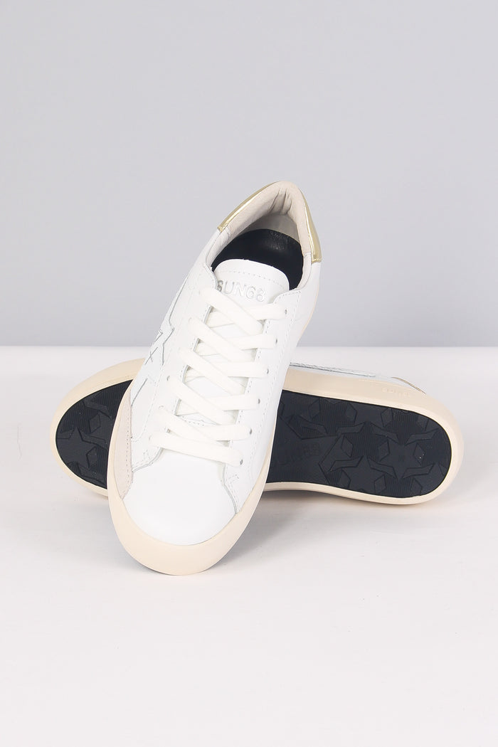 Sneaker Katy Leather Bianco/oro-8