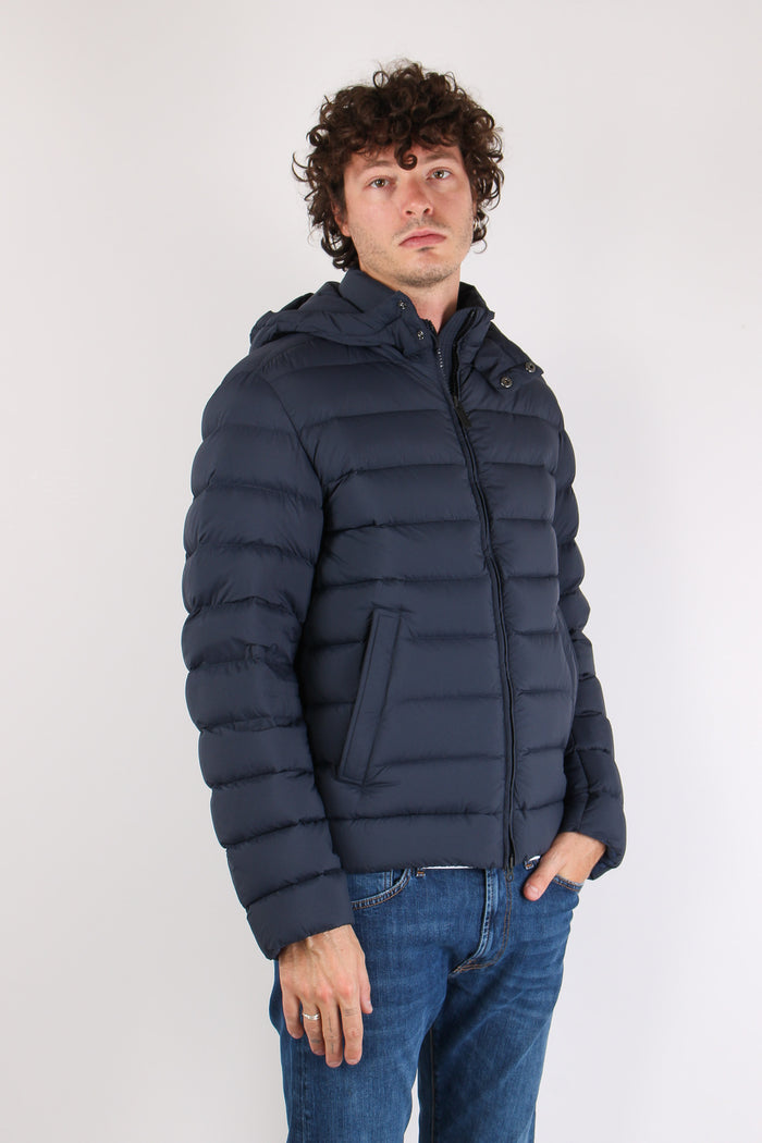 Giubbotto Cappuccio Staccabile Navy-6
