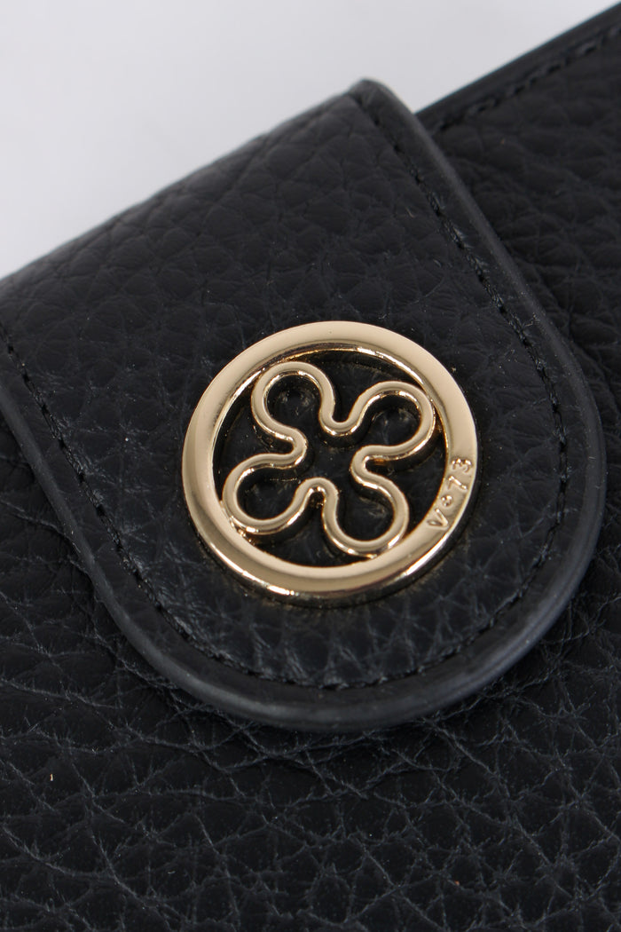 Federica W Portafoglio Piccolo Nero-6