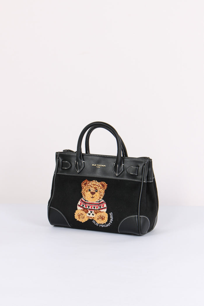 Mini Shopping Orsetto Black-2