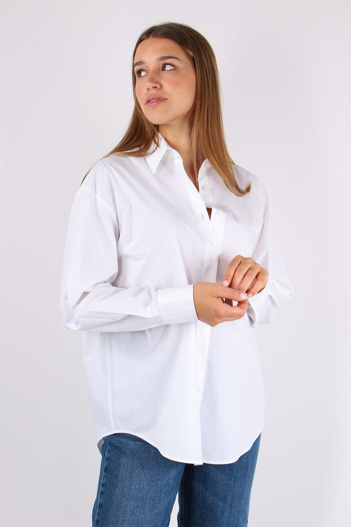 Camicia Doppia Abbottonatura Bianco-9