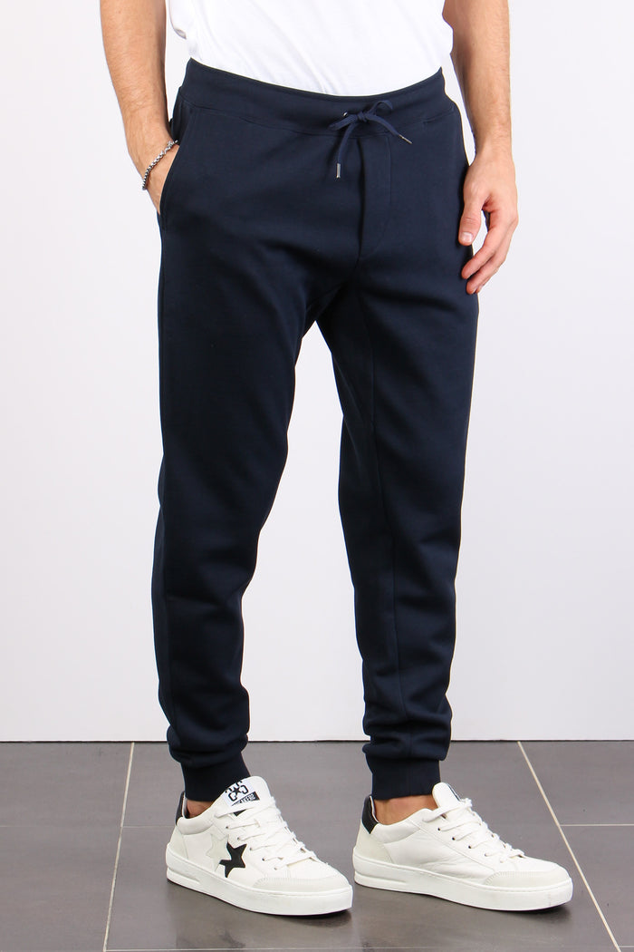 Pantalone Felpa Logo Navy-4