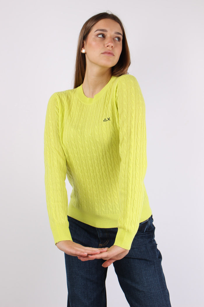 Girocollo Trecce Giallo-5